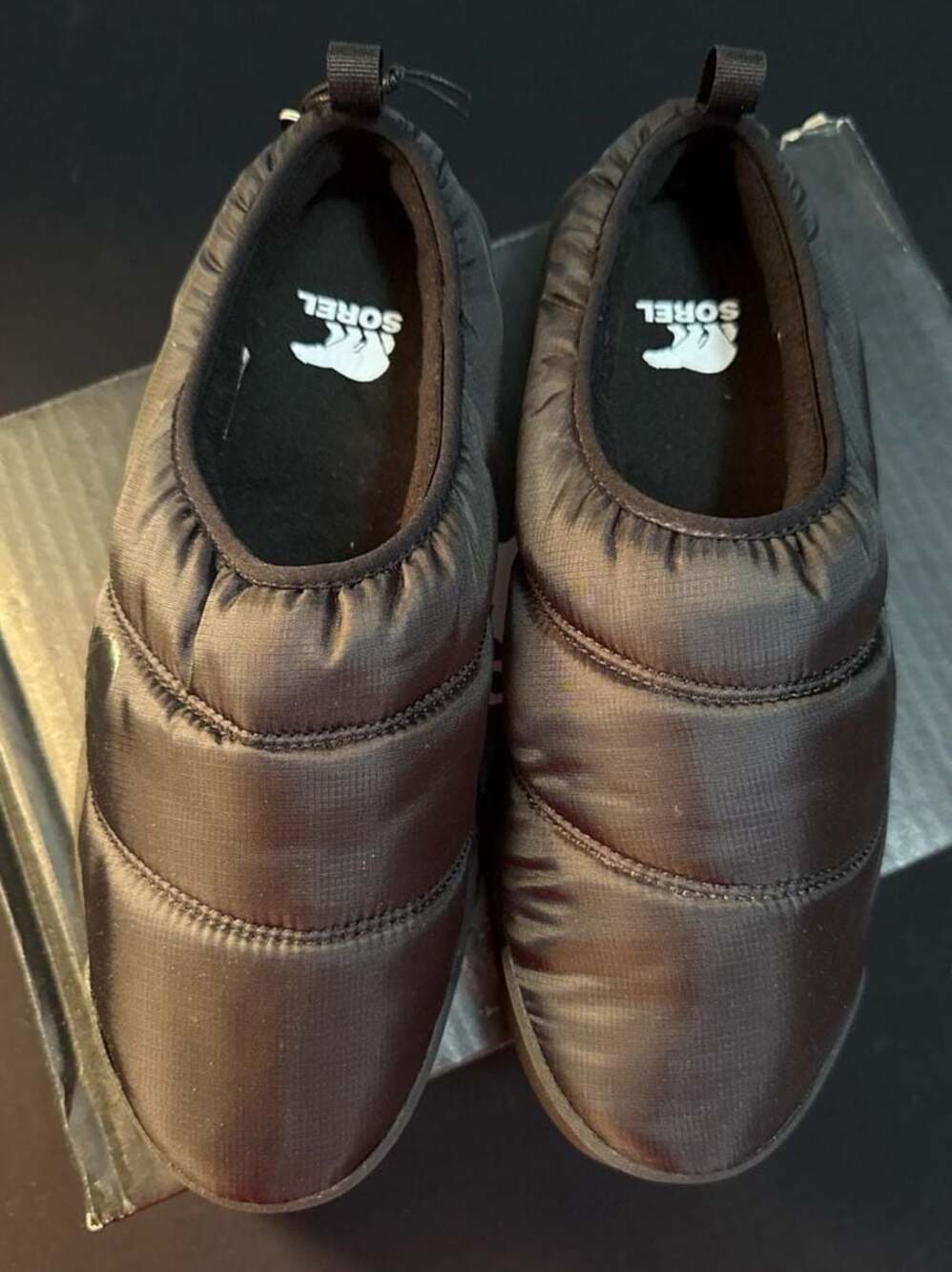 Sorel Men's ONA RMX Puffy Waterproof Insulated Slip-On Shoes - Black SZ 8